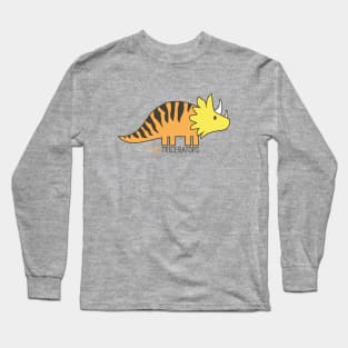 Dinosaur Triceratops Long Sleeve T-Shirt